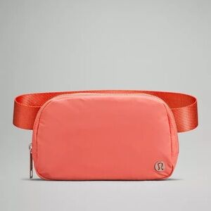 Coral Pink Lululemon Belt Bag